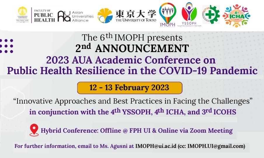 [Call for Paper] AUA Academic Conference on Public Health Resilience in